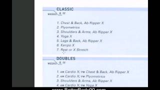 {P90X Workout Schedule} Walk Through - How Does P90X Work