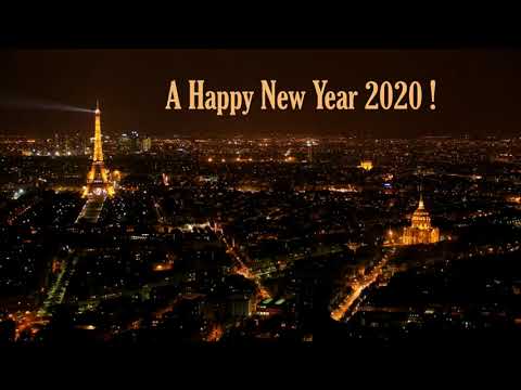 Carte de Voeux 2020 / Happy new year 2020 from Paris / Season's greetings Jean-Marc Paillous