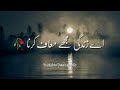 Ae Zindagi Mujhe Maaf Krna Sad Shero Shayari Status Love Poetry