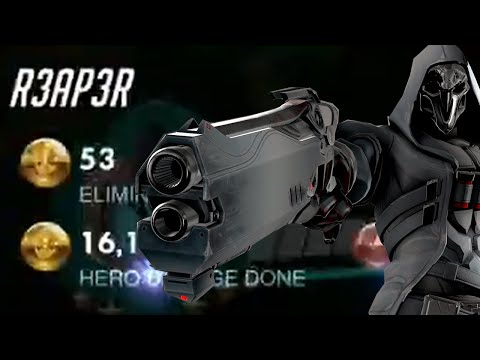 53 ELIMS! SPIRIT INSANE REAPER GAMEPLAY OVERWATCH SEASON 27 TOP 500