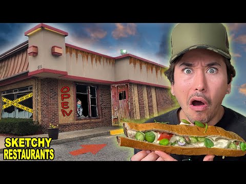 Eating at SKETCHY Restaurants For 24 Hours… (Los Angeles)
