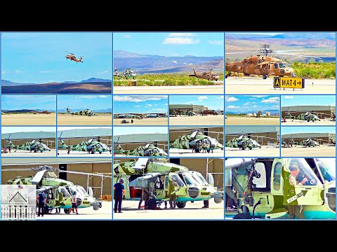 Sikorsky Seahawk Helicopter Landing with Navy DT Exiting - RWWS Training