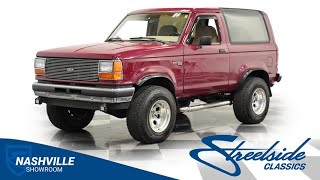 Video Thumbnail for 1989 Ford Bronco II