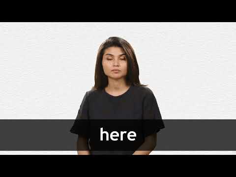 How to pronounce HERE in American English