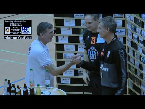Trainergespräch HaSpo Bayreuth – HBC Nürnberg (18.11.2023, Bayernliga)