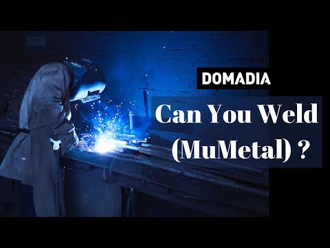 Part of a video titled Can You Weld MuMetal FeNi80Mo5 ? | Domadia | Dali electronics