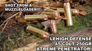 Lehigh Defense 45 Colt XP Muzzleloader! 250gr Machined Copper Destruction