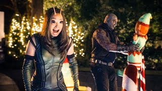 Guardians of the Galaxy Holiday Special Clip - Drax and Mantis Break In Kevin Bacon's House (2022)