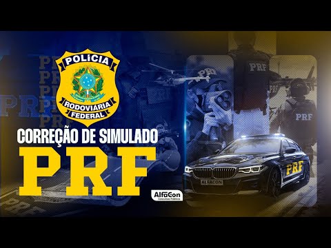 CONCURSO PRF 2024 - Correção de Simulado Nacional - Alfacon