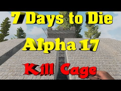 7 Days to Die Alpha 17 - Solo Base Preview with Day 70 Horde Attack Video