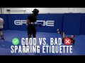 MUST WATCH BEFORE SPARRING... Good VS Bad Sparring Etiquette