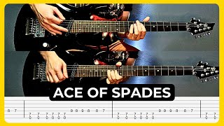 Ace Of Spades - Motörhead | Tabs | Guitar Lesson | Cover | Solo | Tutorial | All Guitar Parts