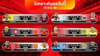 ดูวิเคราะห์ สวิตเซอร์แลนด์ 25,000 บาท | #วิเคราะห์บอลวันนี้