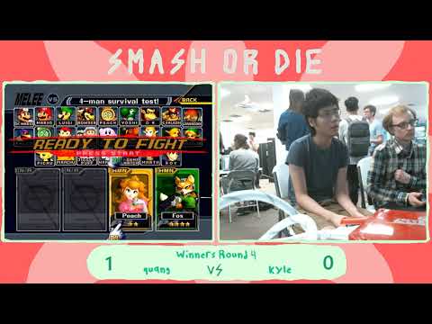 SMASH OR DIE 1 - quang (Fox) vs. kyle (Peach) Smash Melee Winners Round 4