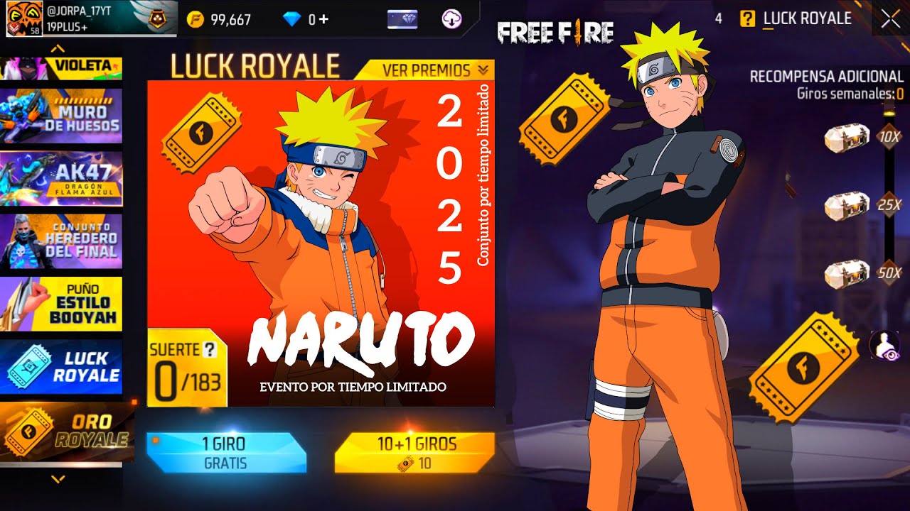 YA SALIO¡ NUEVA ACTUALIZACIÓN DE FREE FIRE 2025 CON EVENTO DE NARUTO Y MUCHO MAS¡