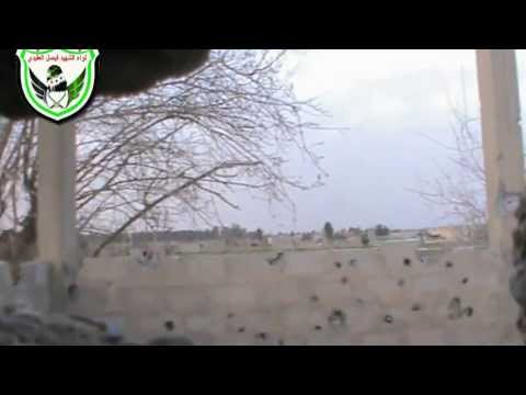 قنص عناصر النظام داخل مطار دير الزور العسكري من قبل لواء فيصل العكيدي