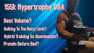 The 155k Hypertrophy Q&A (Hammer Curls? Do MORE Volume? Thoughts on Paul Carter's Training?)