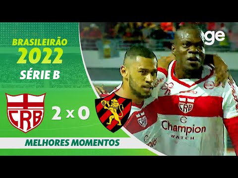 Gols e lances de CRB x Sport