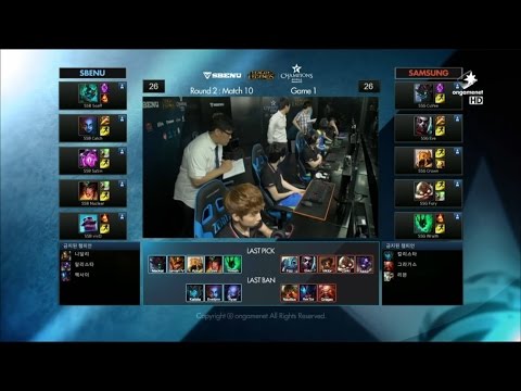 SSB vs SSG Game 1 Highlights - SBENU SONICBOOM vs SAMSUNG GALAXY - Week 8 LCK Champions Korea Summer