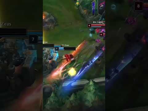 Zeus GODLIKE Yone ⚡#leagueoflegends #shorts