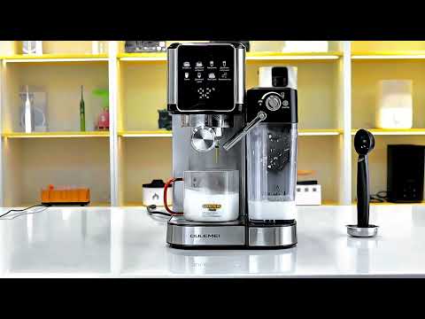 фото кофемашина с капучинатором рожковая новая гарантия год oulemei olm-kfa010 0