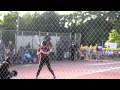 Riley Rossbach, 2015 D2 Fast Pitch Sectional Finals