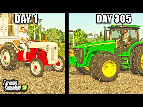 I SPENT 1 YEAR BUILDING A IOWA FARM FROM SCRATCH!