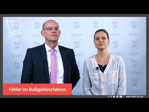 Fehler im Bußgeldverfahren