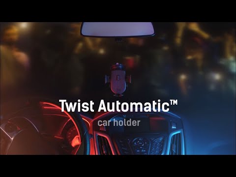 Automobilinis telefono laikiklis 3mk Twist Automatic video