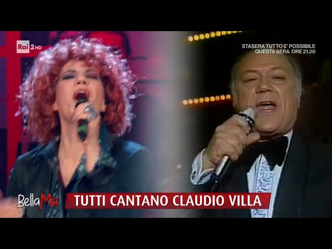 Manuela Villa e suo padre Claudio Villa - BellaMa' 27/03/2023