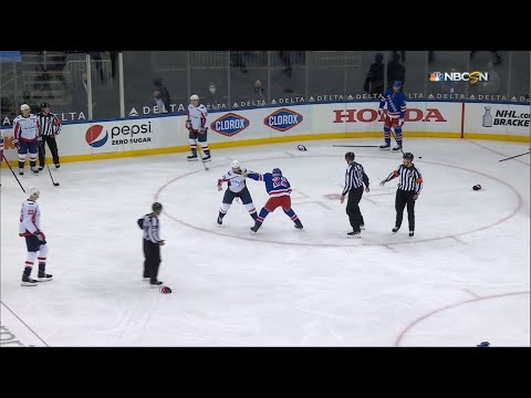 NHL Fight - Capitals @ Rangers - Raffl vs Bitetto - 05 05 2021