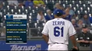 Angel Zerpa Debuta Lanzando en Grande