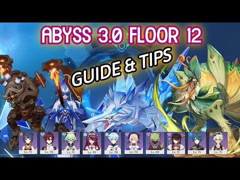F2P BEAT 3.0 SPIRAL ABYSS Floor 12 | Guide & Tips | 9 stars | Genshin Impact 3.0