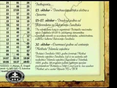 Promocija prvog nacionalnog kalendara Bošnjaka Sandžaka