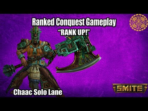 SMITE: Chaac Ranked Conquest "RANK UP!"