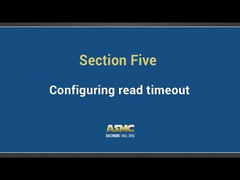 DDI Training Section 5 - Configuring read timeout