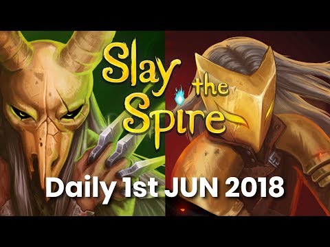 Let's Play Slay the Spire, the daily challenge 1 June 2018 (No commentary)
