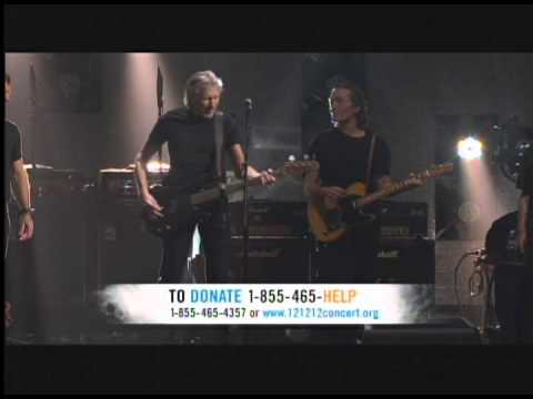 Roger Waters, Pink Floyd Money 121212concert Hurricane Sandy