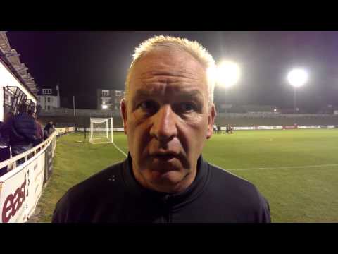 Lewes 1 vs Bognor 0: Garry Wilson's reaction