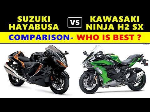 2021 hayabusa vs Ninja H2 SX  - Comparison Showdown