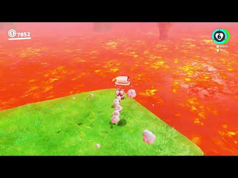 Dark side Yoshi sub area impossible jump. ( Super Mario Odyssey )