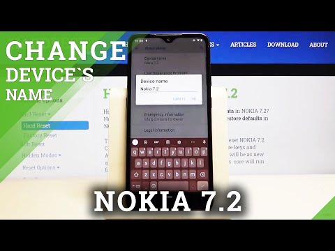 How to Change Device Name in NOKIA 7.2 – Set Up Username