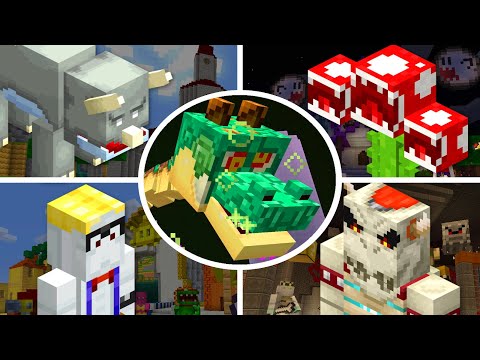 Minecraft: Super Mario Mash-up - All Bosses