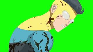 Invincible "is that all you got?" green screen