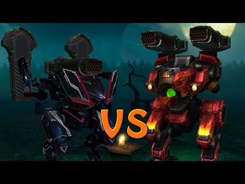 Falcon vs Bulwark War robots gameroom