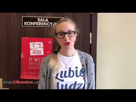 8.12.2018 Oleśnica - Anna Łoza o finale akcji Szlachetna Paczka