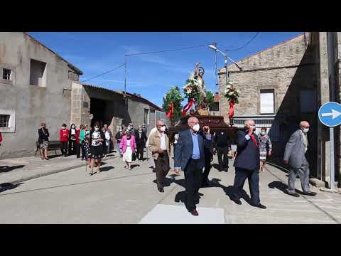Almendra vive por San Miguel la primera procesión en Las Arribes tras la pandemia