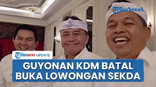KDM Batal Pecat Sekda seusai Telusuri Sendiri Endapan Dana Rp 4,17 Triliun: Nggak Jadi Ada Lowongan
