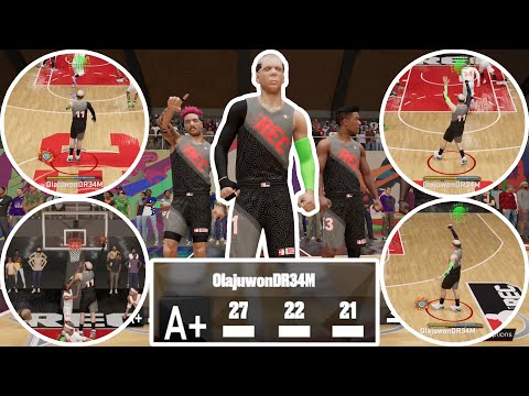 27-21-22 MONSTER TRIPLE DOUBLE AT THE REC WITH THE 7'3 STRETCH DIMER ARVYDAS SABONIS BUILD NBA 2K23