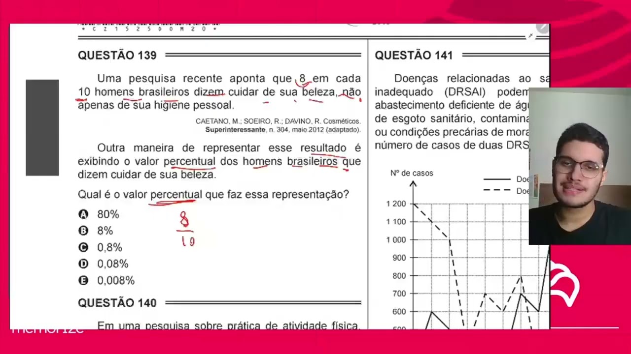 Resolução em Vídeo — Questão 139 ENEM 2015 PPL